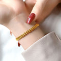 Damen elegantes Armband mit zauberhaften geflochtenen Details Shop Nory