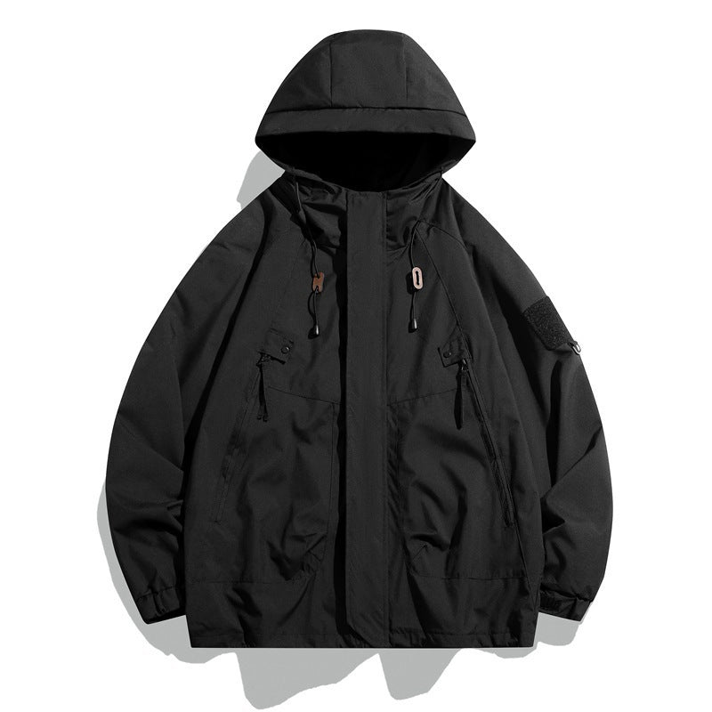 Damen technische Funktionsjacke mit verstellbarem Kapuzensystem und robustem Wetterschutz