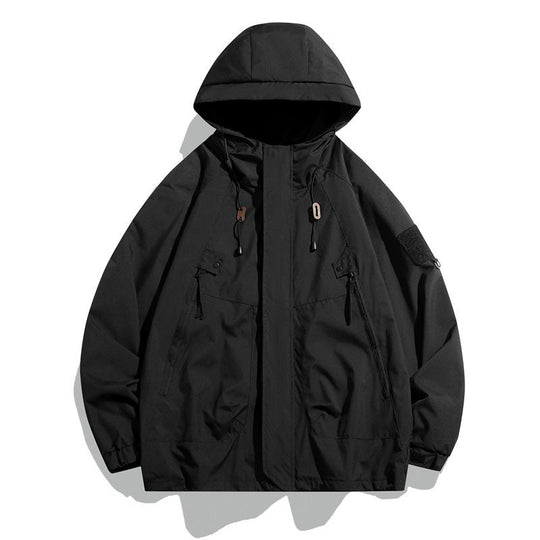Damen technische Funktionsjacke mit verstellbarem Kapuzensystem und robustem Wetterschutz