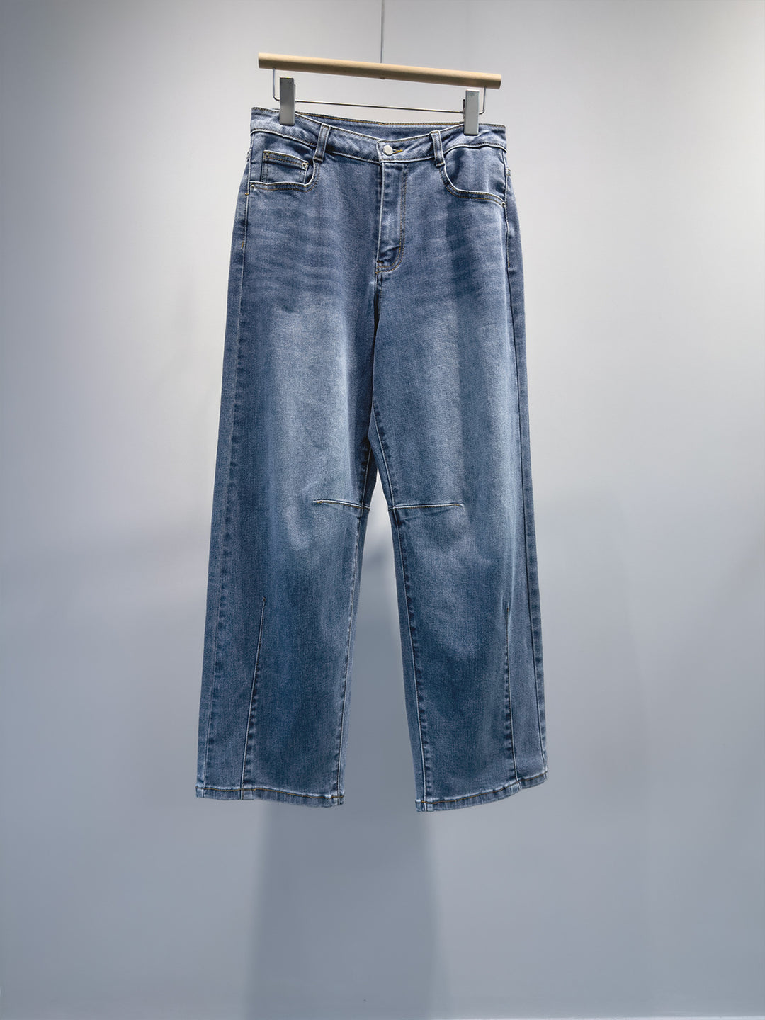 Damen Relaxed Fit Weite Bein Denim Hose Shop Nory