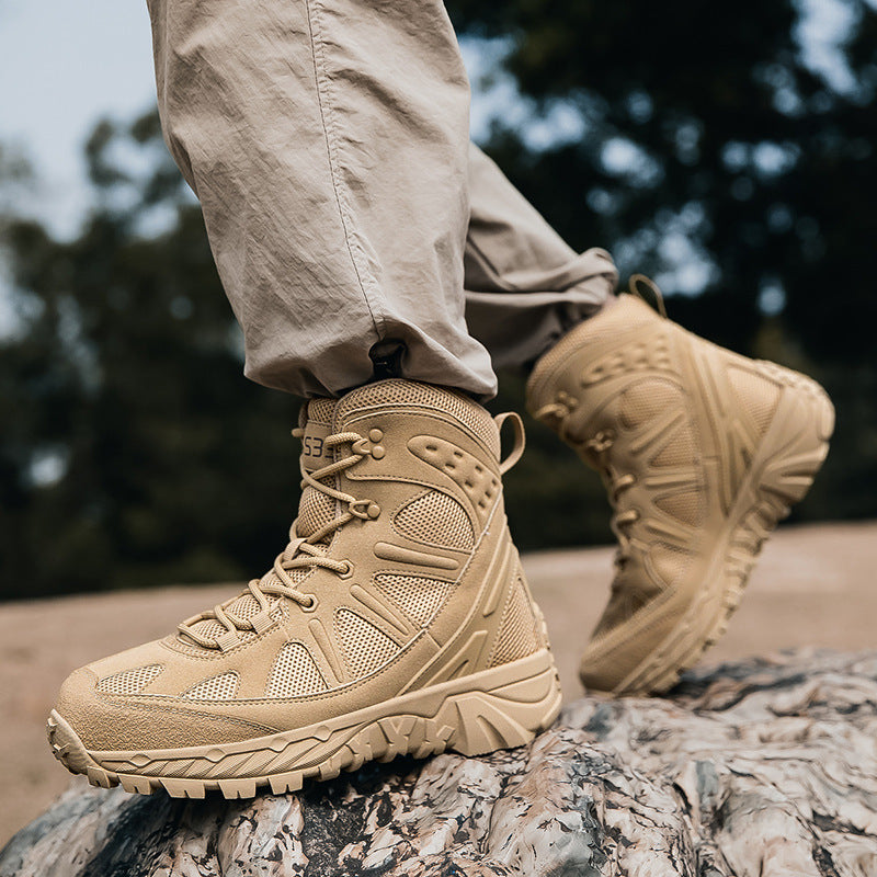 Damen Trekkingstiefel mit rutschfester Sohle und atmungsaktivem Obermaterial