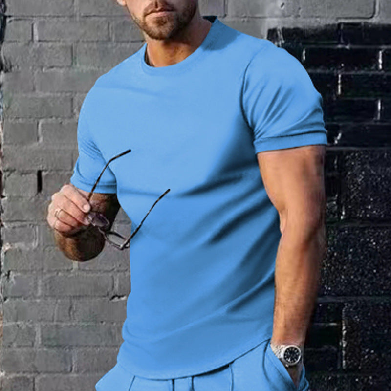 Herren Basic Rundhals-T-Shir