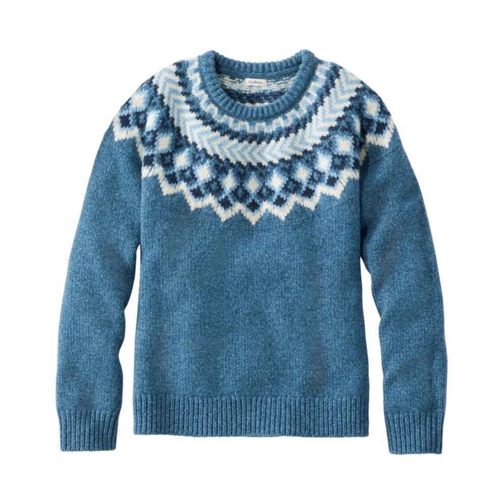 Damen nan Norwegerpullover aus Wollmix mit Rundhalsausschnitt und traditionellem Fair-Isle-Yoke Shop Nory