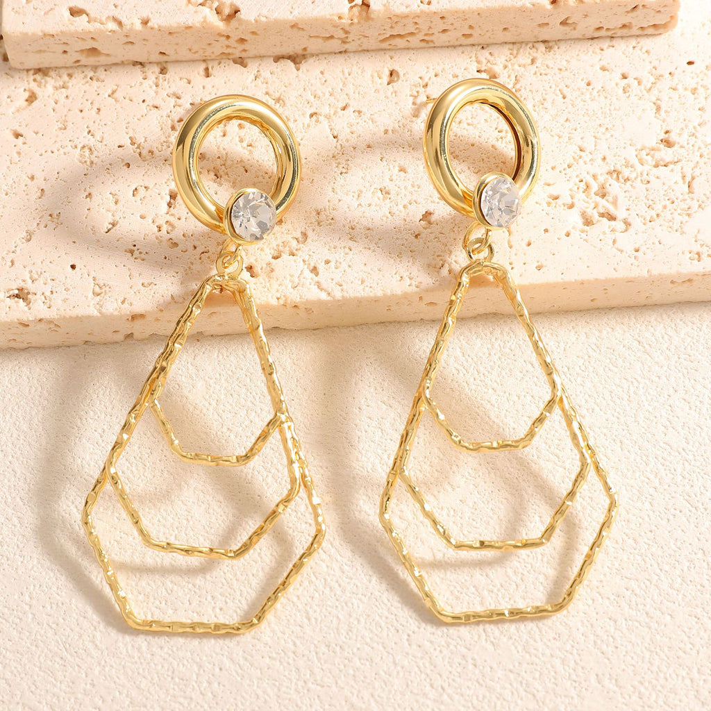 Damen Ohrringe mit modernem, geometrischem Design Shop Nory
