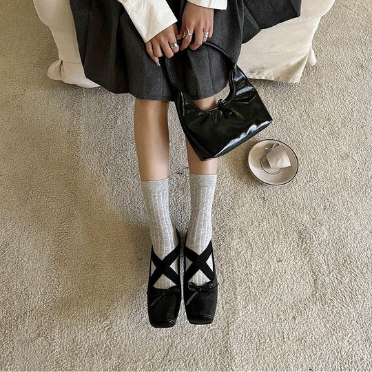 Damen Ballerinas mit elegantem Riemendesign und verbessertem Komfort