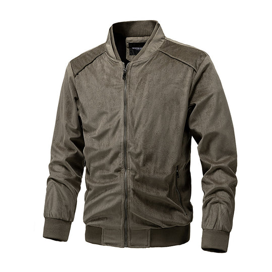 Herren Leichte Bomberjacke aus feinem Cord mit Rippbündchen Shop Nory