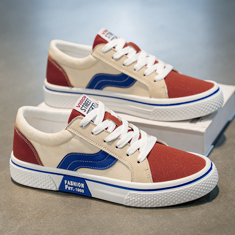 Damen Sneaker mit robustem Canvas-Obermaterial und dämpfender Sohle