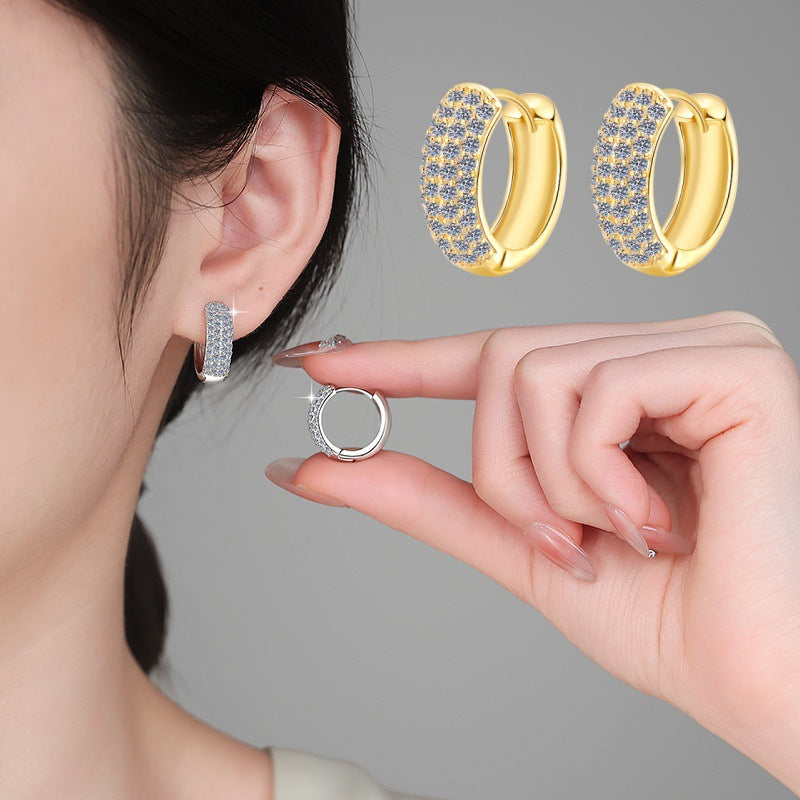 Damen Ohrringe mit funkelndem Zirkonia Shop Nory