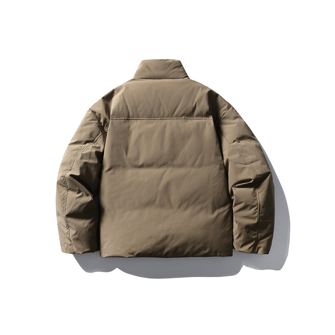 Herren Boxy Thermo-Isolationsjacke mit hohem Stehkragen und minimalistischer Außenhülle Shop Nory