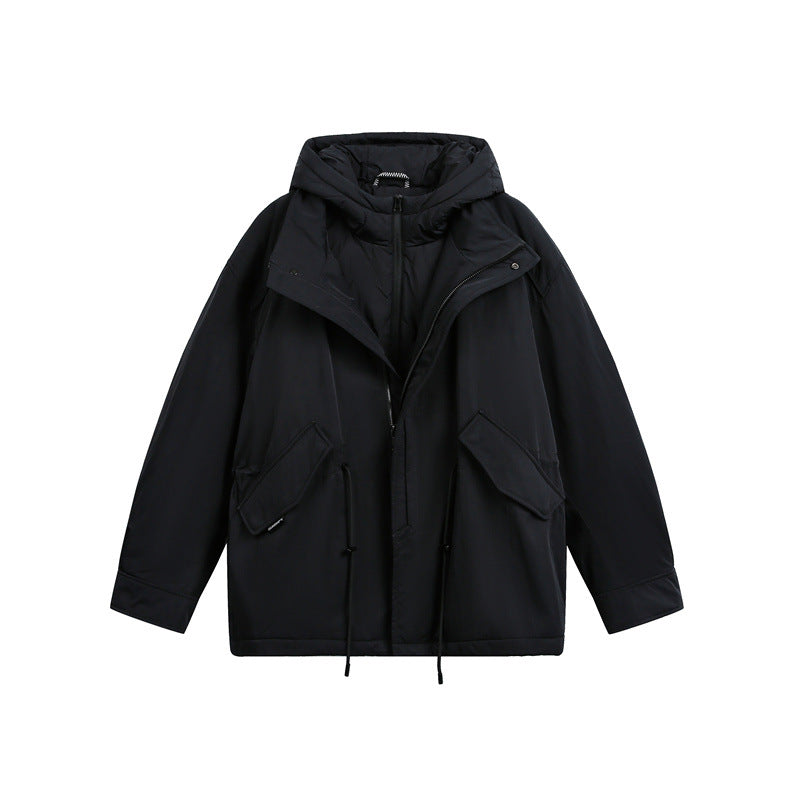 Herren Oversize Parka mit gesteppter Wattierung und Tunnelzug Shop Nory