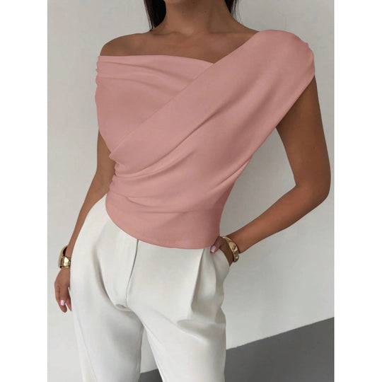 Damen Wickeloberteil mit weichem Stoff und elegantem Design