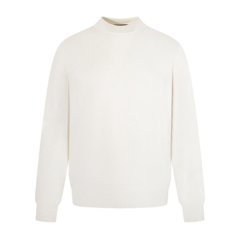 Herren Feinstrickpullover mit leichtem Stehkragen und gerippten Bündchen Shop Nory