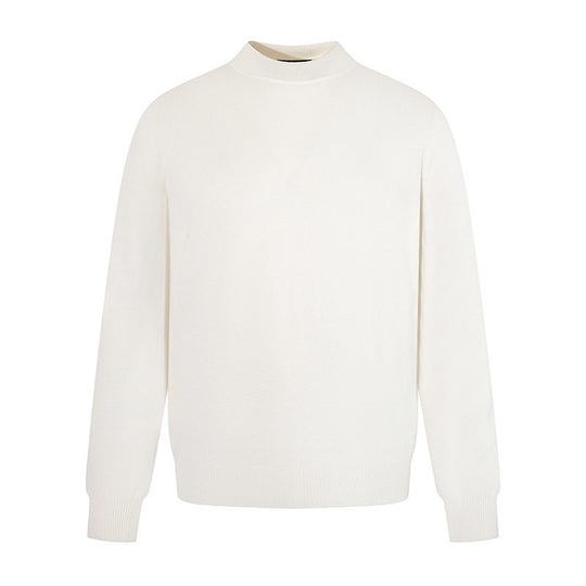 Herren Feinstrickpullover mit leichtem Stehkragen und gerippten Bündchen Shop Nory