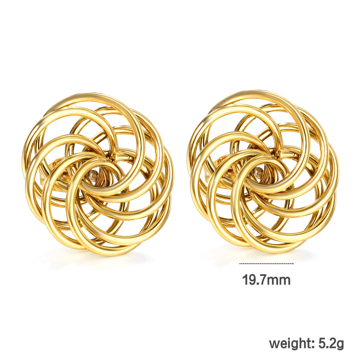 Damen hochglänzende Ohrringe mit funkelnden Kristallakzenten Shop Nory