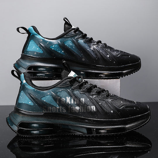 Herren Atmungsaktive Laufsneaker mit sichtbarer Luftkammer-Zwischensohle und gestricktem Mesh-Obermaterial Shopy Nory