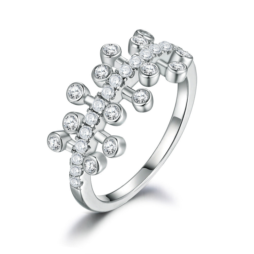 Damen Funkelnder und raffinierter Designer-Ring Shop Nory