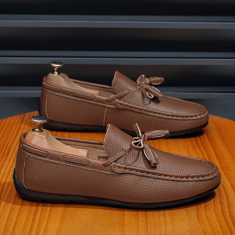Herren Elegante Mokassins mit modischem Schnürdetail Shop Nory