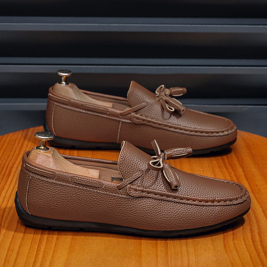 Herren Elegante Mokassins mit modischem Schnürdetail Shop Nory