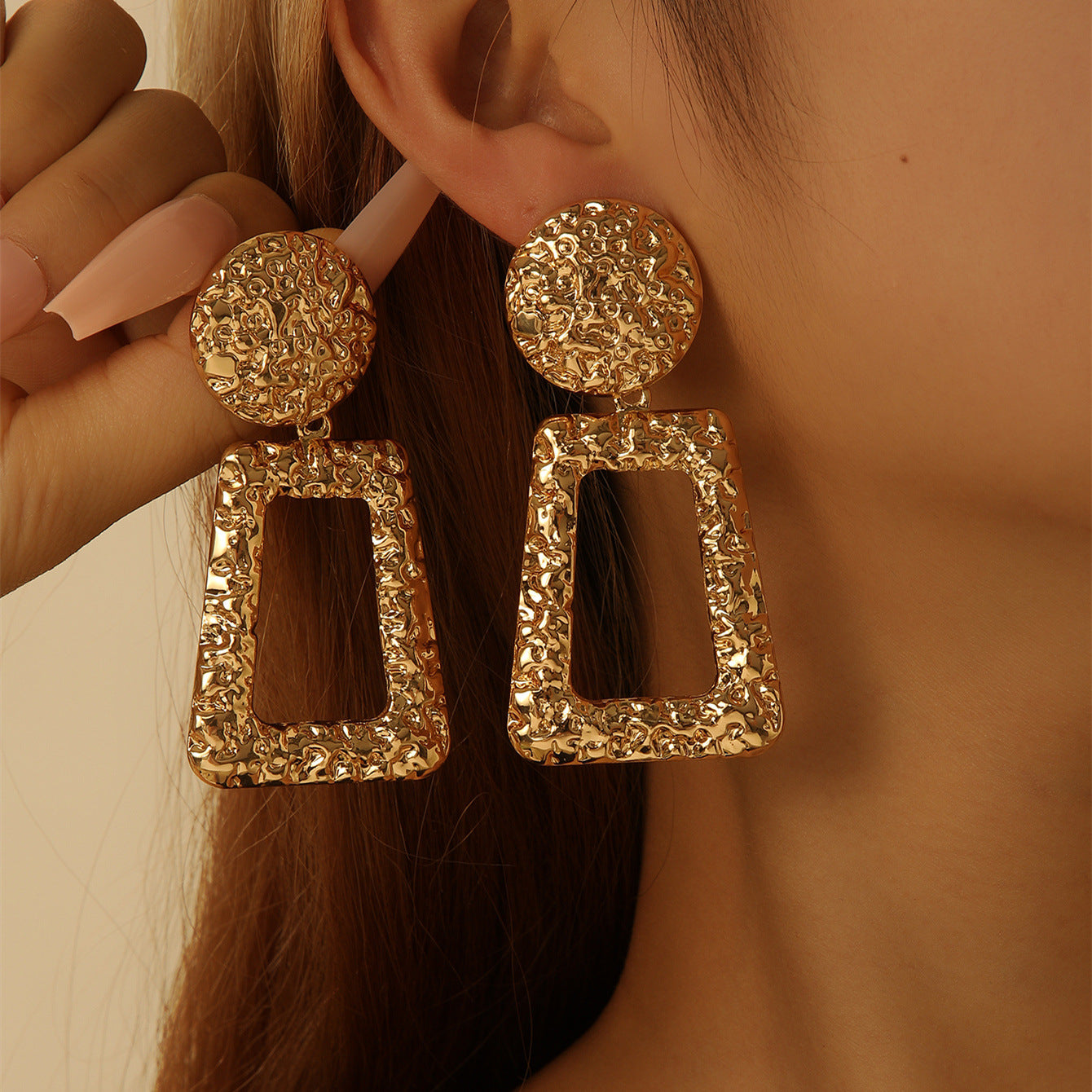 Damen Statement-Ohrringe mit einzigartigem, geometrischem Design Shop Nory