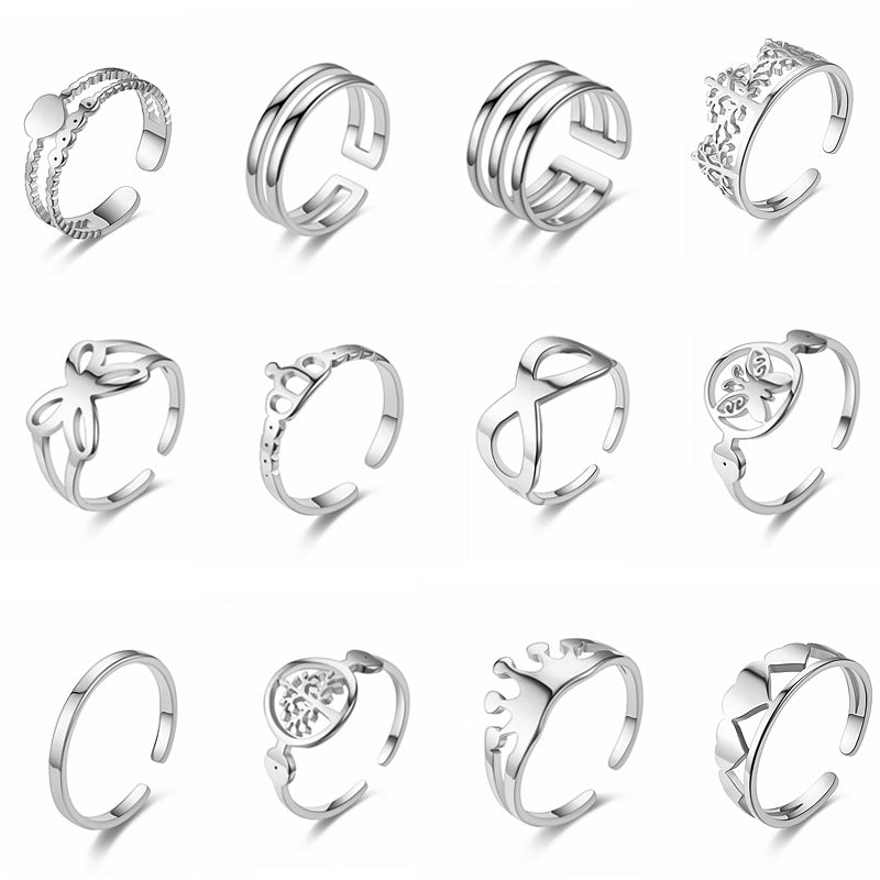 Damen Armreif mit kunstvollem Schmetterlingsdesign aus hochwertigem Edelstahl Shop Nory