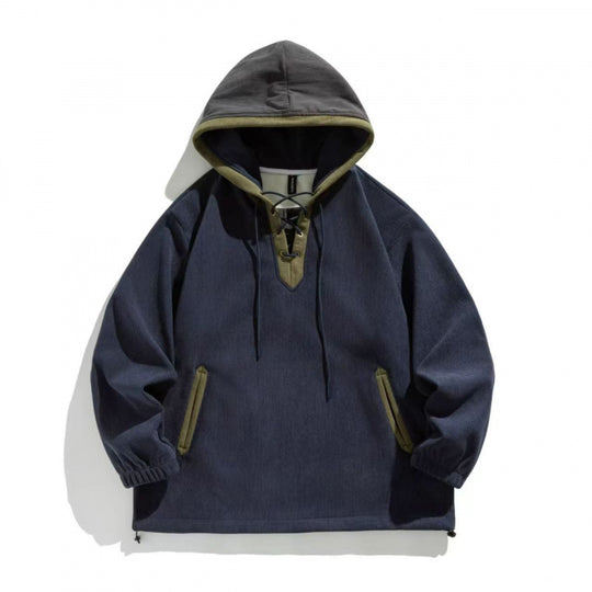 Unisex Oversize Kapuzenpullover mit Schnürung und Kängurutaschen Shop Nory