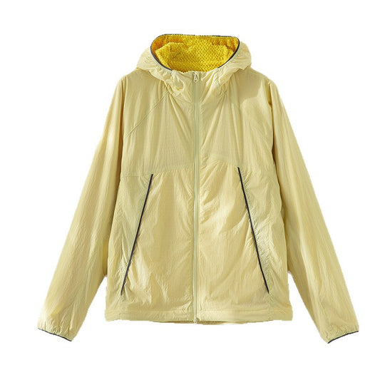 Herren leichte wind- und wasserabweisende Kapuzenjacke mit Fleece‑Innenfutter und Frontreißverschluss Shop Nory