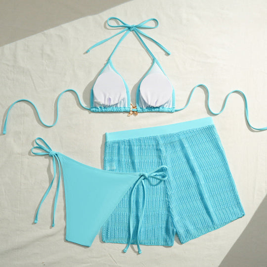 Damen Bikini-Set mit trendigen Raffungen und modischem Höschen