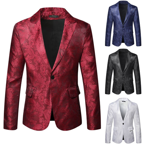 Herren festlicher Blazer mit kunstvollem Muster