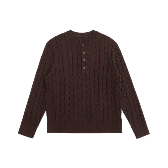 Damen Strick-Cardigan mit Zopfmuster und Rundhalsausschnitt Shop Nory