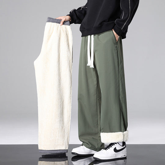 Damen Kuschelige Fleece Freizeithose