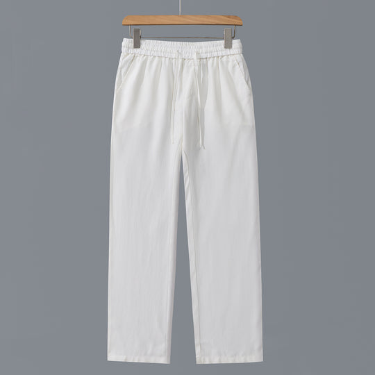 Herren Lässige Baumwoll-Chino mit elastischem Bund und Kordelzug Shop Nory