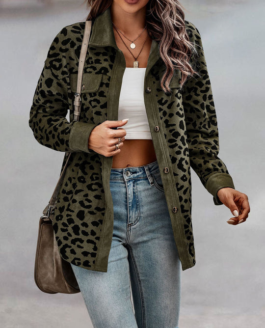 Damen lässige und modische Karo-Jacke