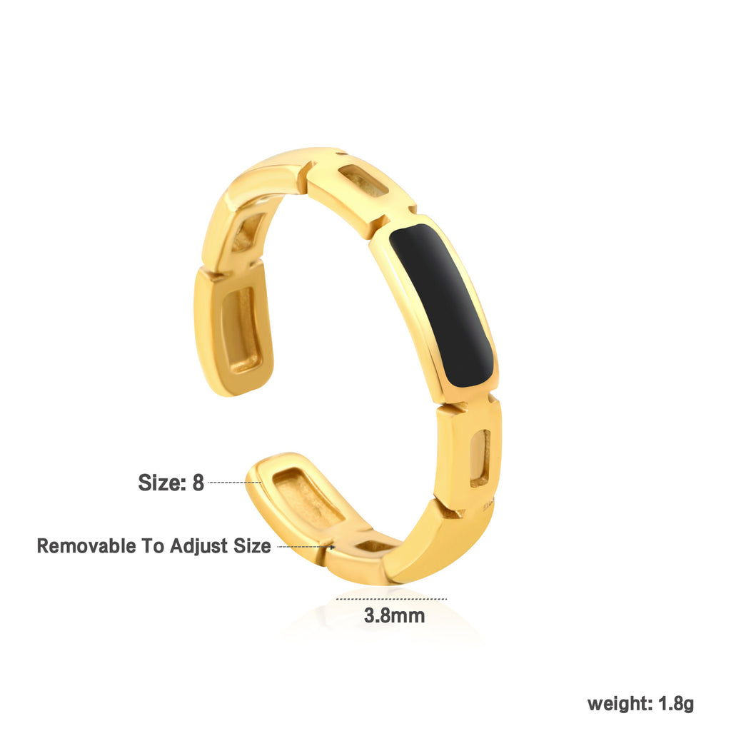 Damen Ring mit elegantem, geschwungenem Design und funkelnden Zirkonia-Akzenten Shop Nory