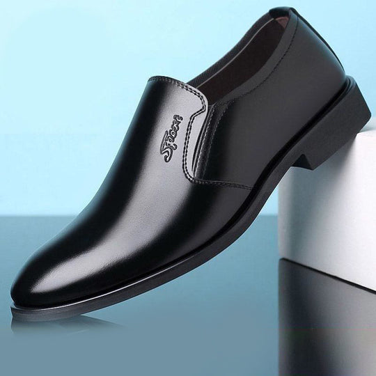 Herren Eleganter Lederslipper mit elastischem Einstieg und profilierter Gummisohle Shop Nory