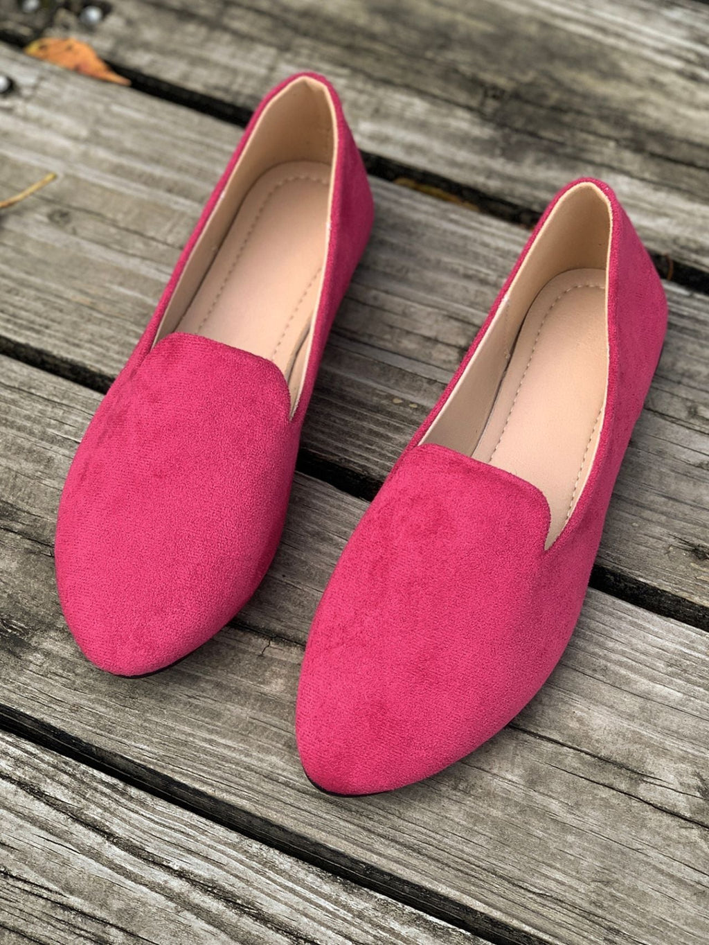 Damen Mokassins mit eleganter Schnittform aus hochwertigem Wildleder