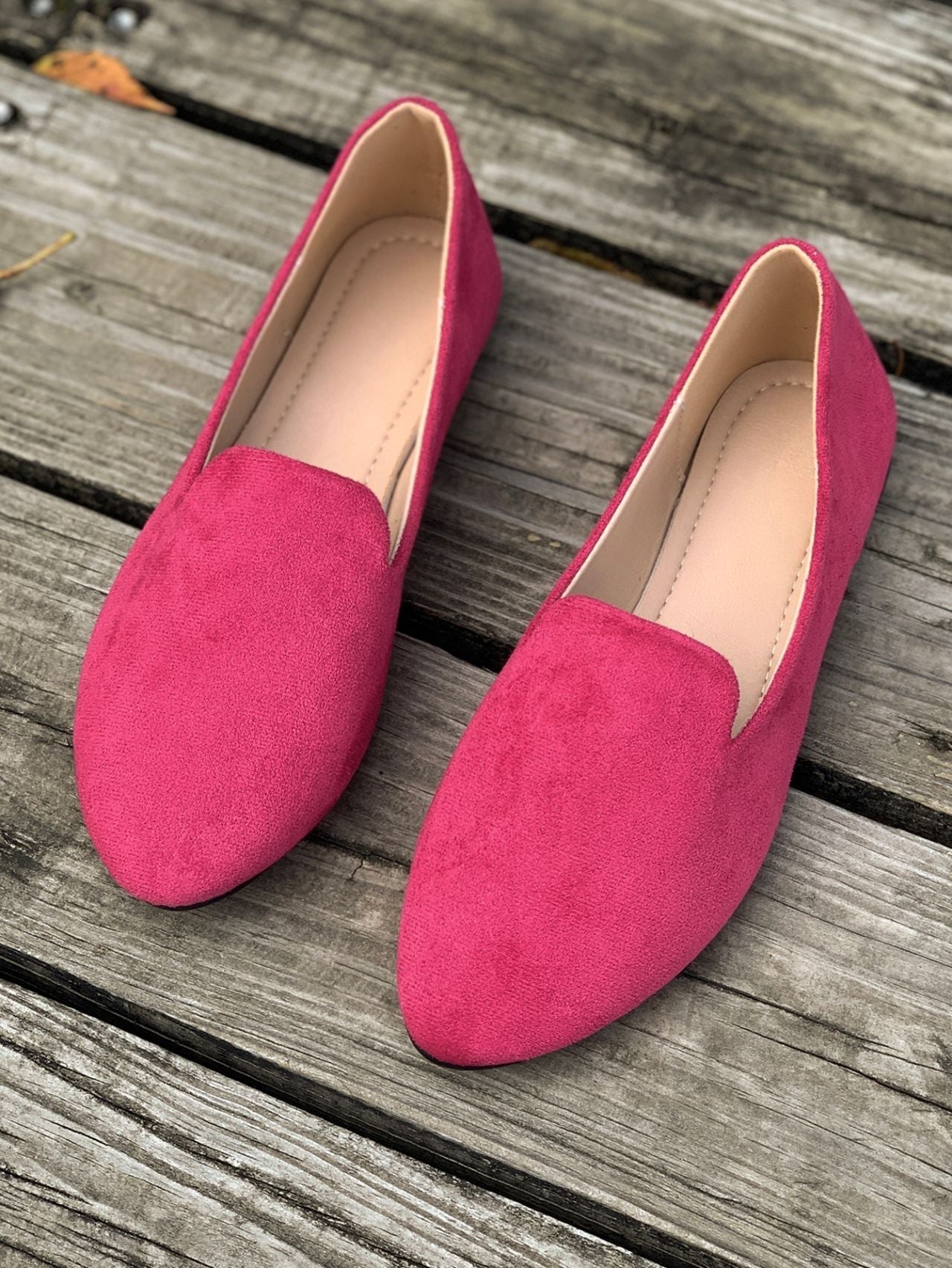 Damen Mokassins mit eleganter Schnittform aus hochwertigem Wildleder
