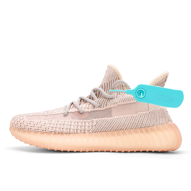 Damen sportliche und luftige Sneakers mit atmungsaktivem Strickoberteil Shopnory
