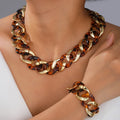 Damen Schmuckset mit eleganter Kette und passendem Armband Shop Nory