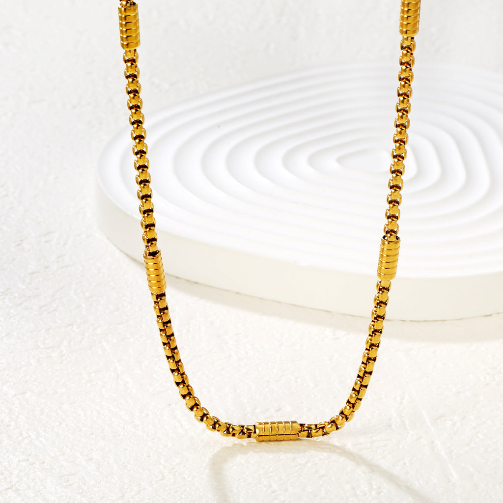 Damen Edelstahl Gliederkette Shop Nory