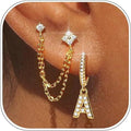 Damen Ohrschmuck mit funkelnden Zirkonia-Elementen und elegantem Design Shop Nory