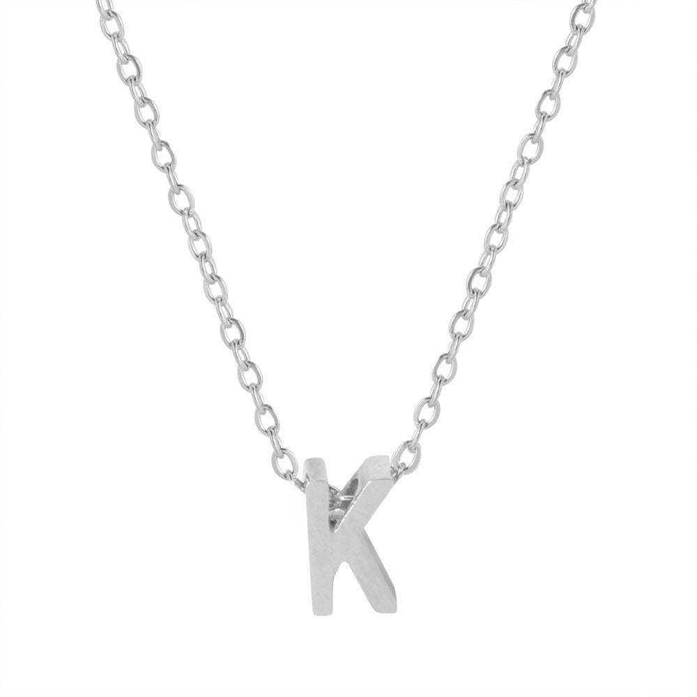 Damen personalisierte Initial Anhänger Halskette Shop Nory
