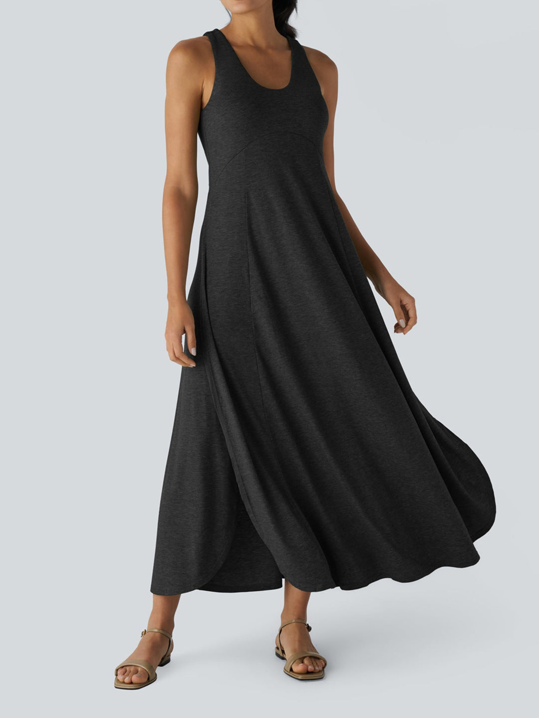 Damen Maxi-Kleid mit fließendem Schnitt und komfortablem Tragegefühl Shopnory
