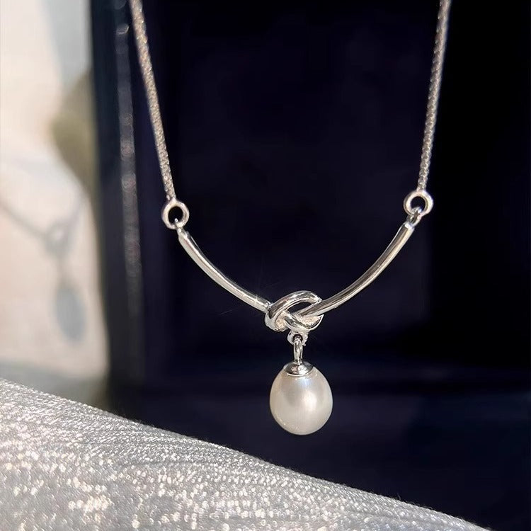 Damen hochwertige Halskette mit Süßwasserperle Shop Nory