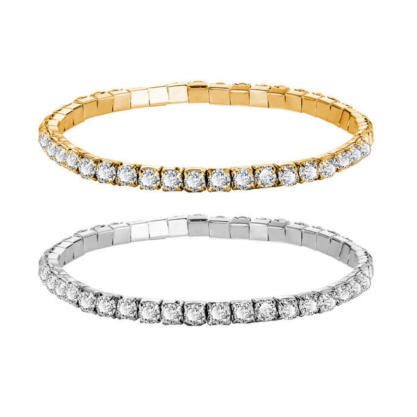 Damen Armreifen mit funkelnden Zirkonia Steinen Shop Nory