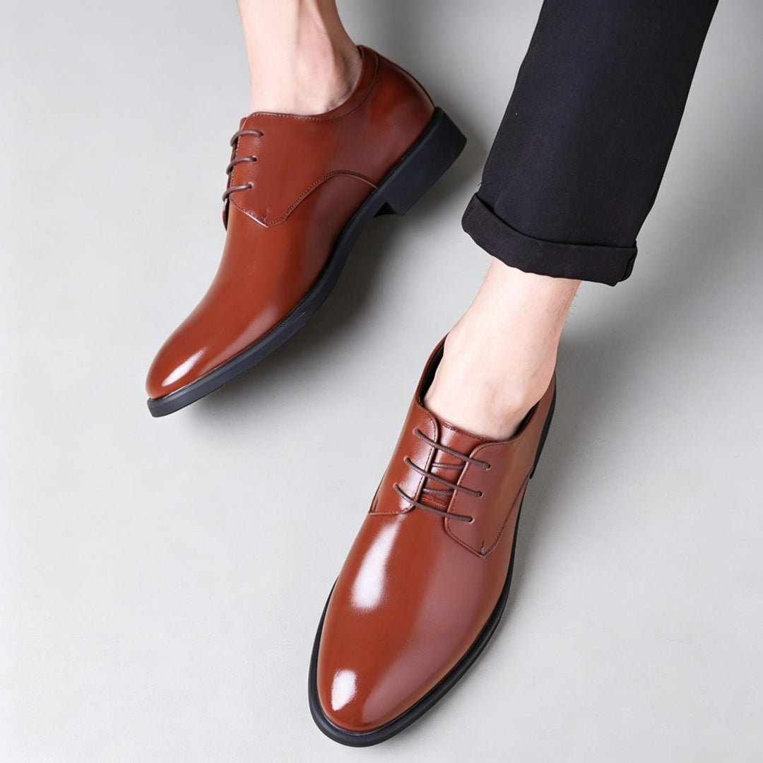 Herren Elegante Schnürschuhe aus hochwertigem Leder Shop Nory