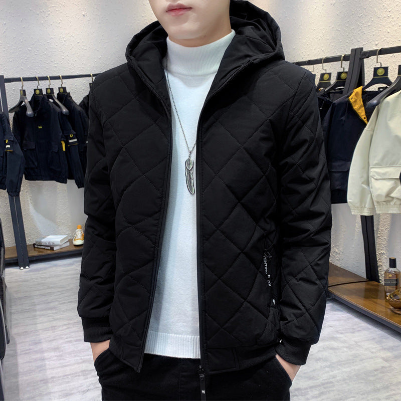 Herren Stepp-Kapuzenjacke im Slim-Fit mit Diamantsteppung und thermischer Isolierung Shop Nory