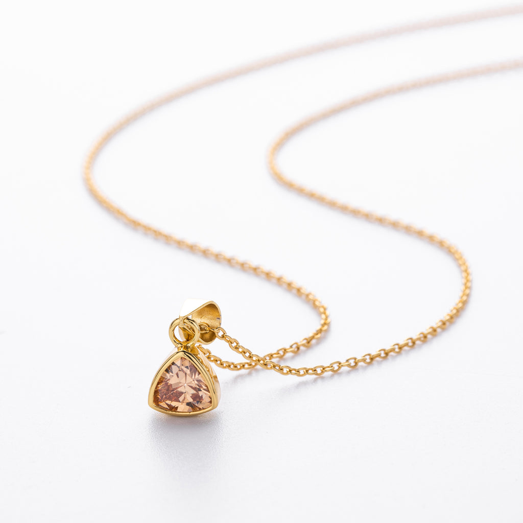 Damen Halskette mit luxuriösem Zirkonanhänger Shop Nory