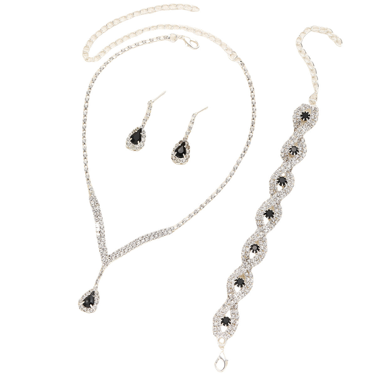 Damen Schmuckset mit stilvollem Anhänger und eleganten Ohrringen Shop Nory