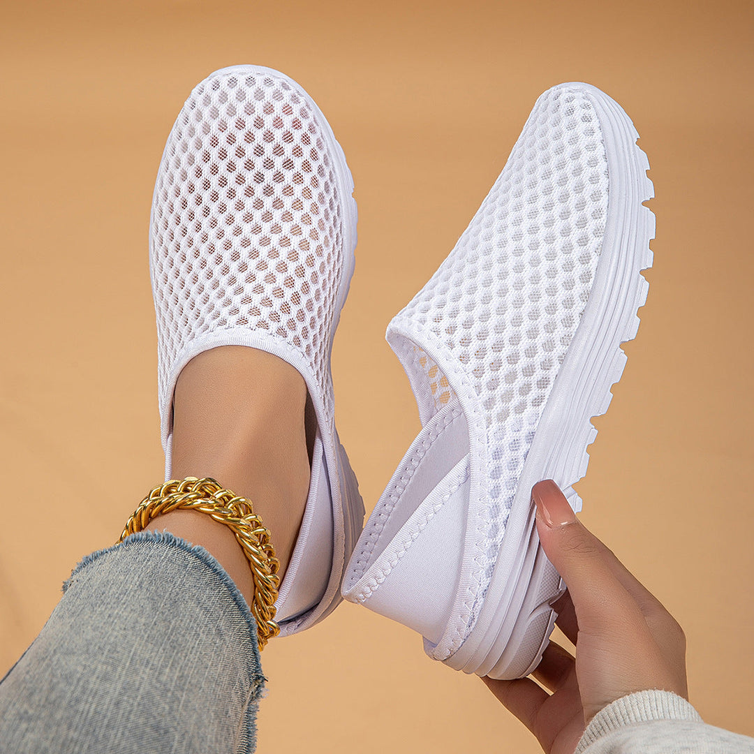 Damen Atmungsaktive Slip-On Freizeitschuhe