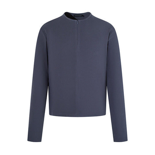 Damen Boxy Kurzjacke mit Stehkragen und verdecktem Reißverschluss Shop Nory